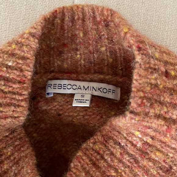 Rebecca Minkoff wool sweater Small Orange - Picture 3 of 5